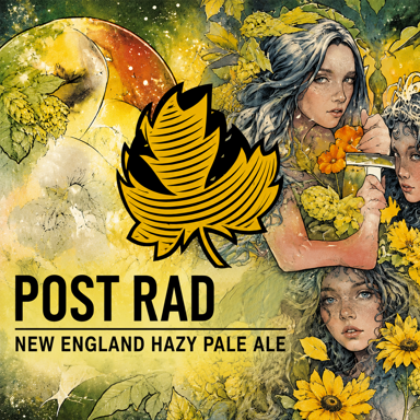Post Rad beer artwork