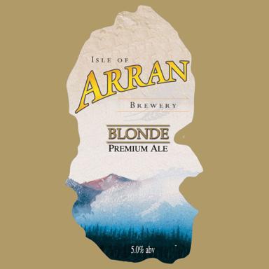 Arran Blonde beer artwork
