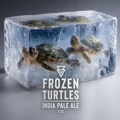 Frozen Turtles beer artwork