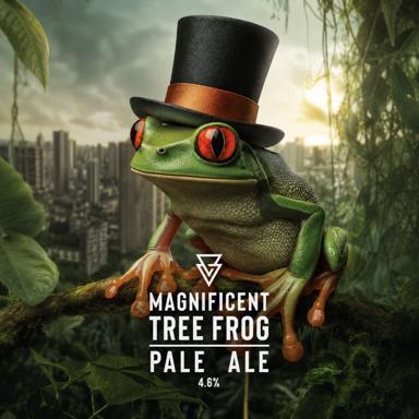 Magnificent Tree Frog beer artwork