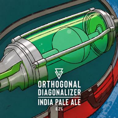 Orthogonal Diagonalizer beer artwork