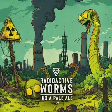 Radioactive Worms beer artwork
