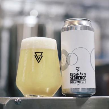 Recamán's Sequence beer artwork
