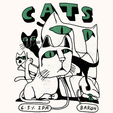 Cats beer artwork