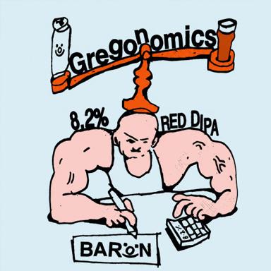 Gregonomics beer artwork