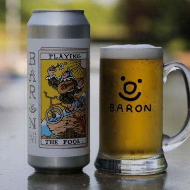 Playing the Fool beer artwork