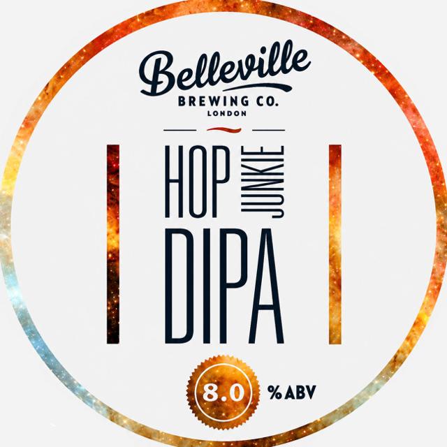 Hop Junkie DIPA beer artwork