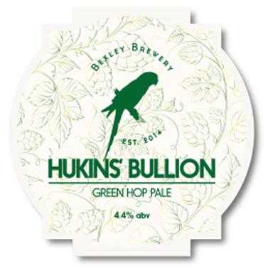 Hukins' Bullion beer artwork