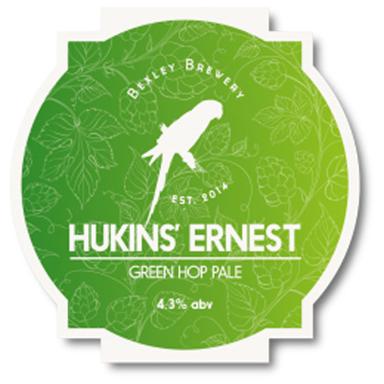 Hukins' Ernest beer artwork