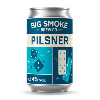 Big Smoke Pilsner beer artwork