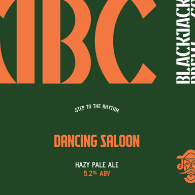 Dancing Saloon beer artwork