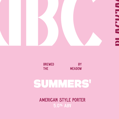 Summers Porter beer artwork