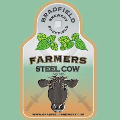 Farmers Steel Cow beer artwork