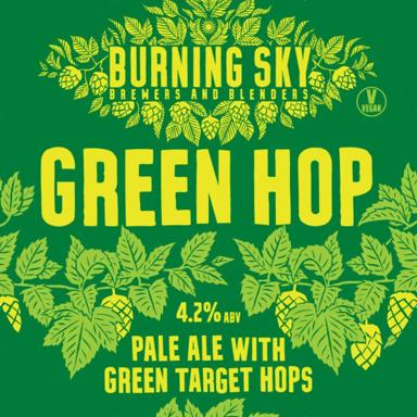 Green Hop IPA beer artwork