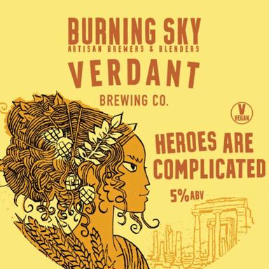 Heroes Are Complicated beer artwork