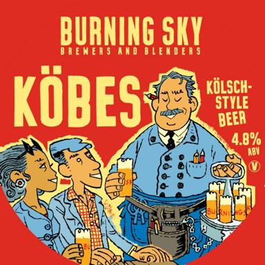 Köbes beer artwork