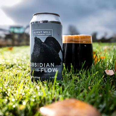 Obsidian Flow beer artwork