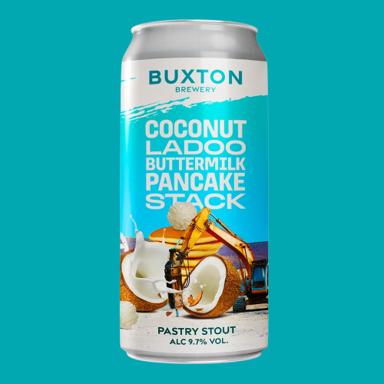 Coconut Ladoo Buttermilk Pancake Stack beer artwork
