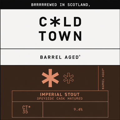 Barrel Aged Imperial Stout beer artwork