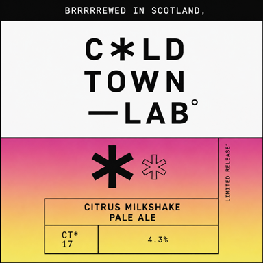 Citrus Milkshake Pale beer artwork