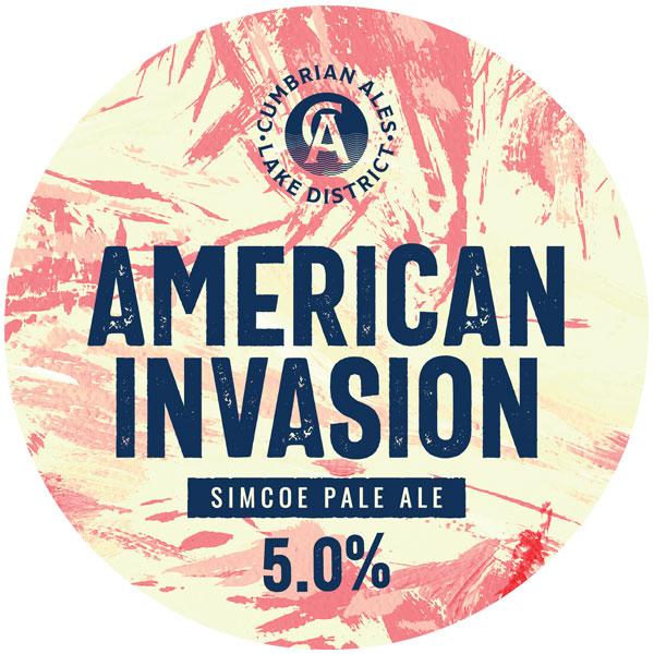 American Invasion beer artwork