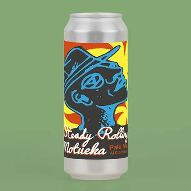 Steady Rolling Motueka beer artwork