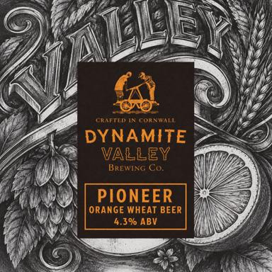 Pioneer Orange Wheat beer artwork