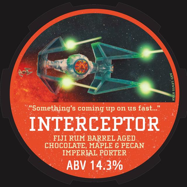 BA Interceptor beer artwork