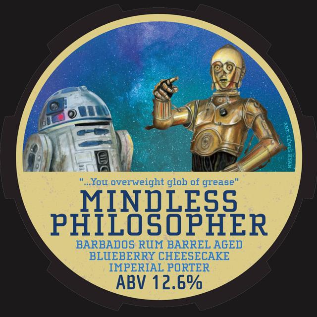 BA Mindless Philosopher beer artwork