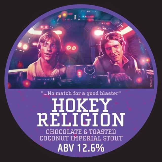 Hokey Religion beer artwork