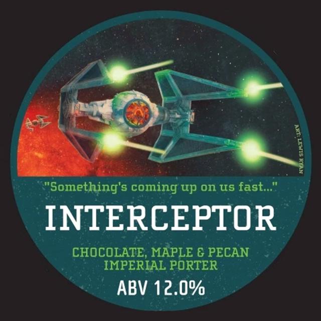 Interceptor beer artwork