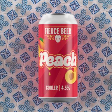Fierce Peach beer artwork
