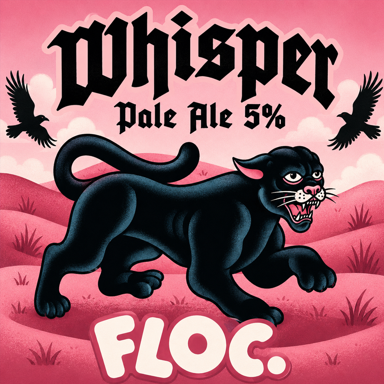 Whisper beer artwork