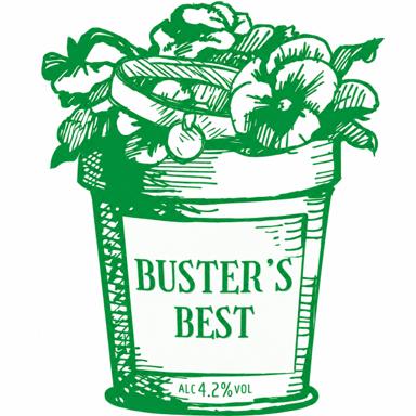 Buster's Best beer artwork