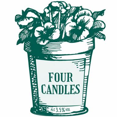 Four Candles beer artwork