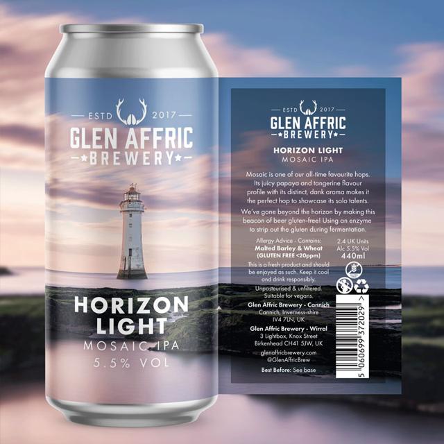 Horizon Light beer artwork