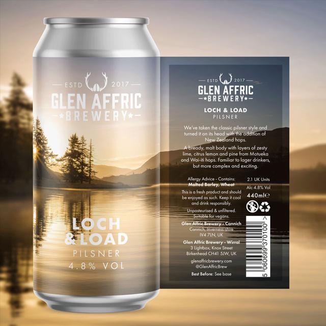 Loch & Load beer artwork