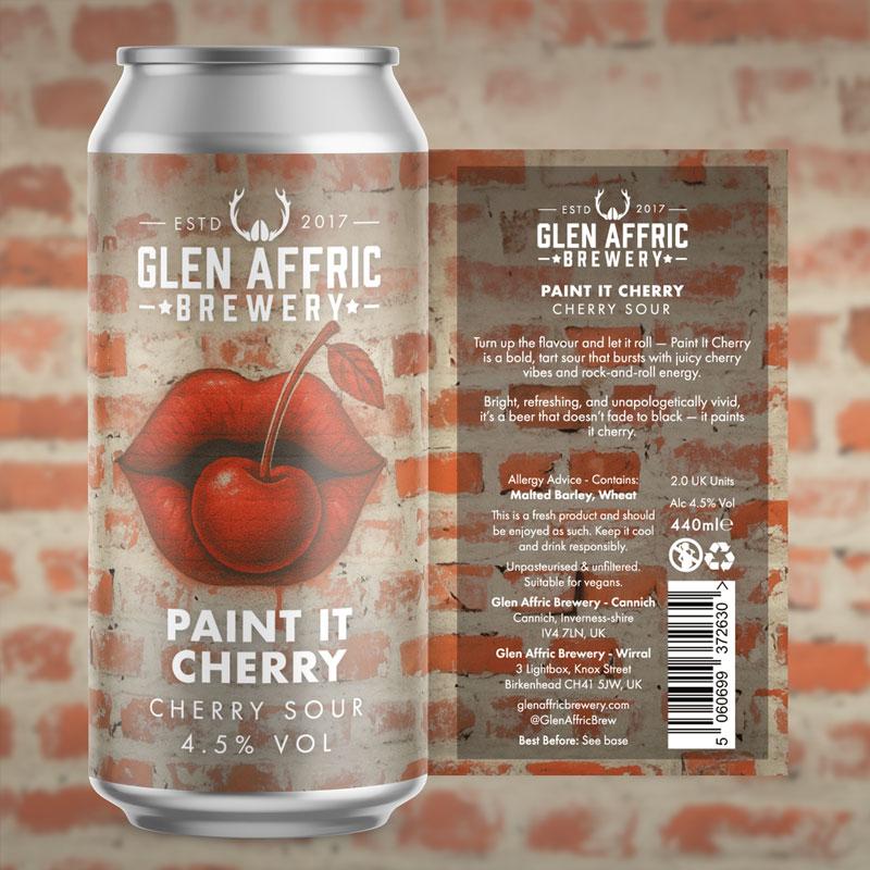 Artwork for Paint it Cherry by Glen Affric Brewery