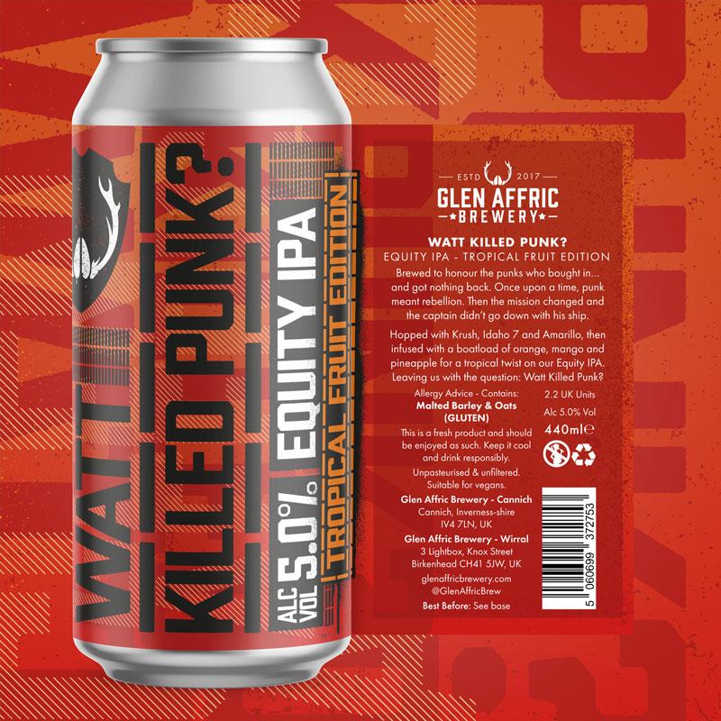 Artwork for Watt Killed Punk Tropical Fruit Edition by Glen Affric Brewery