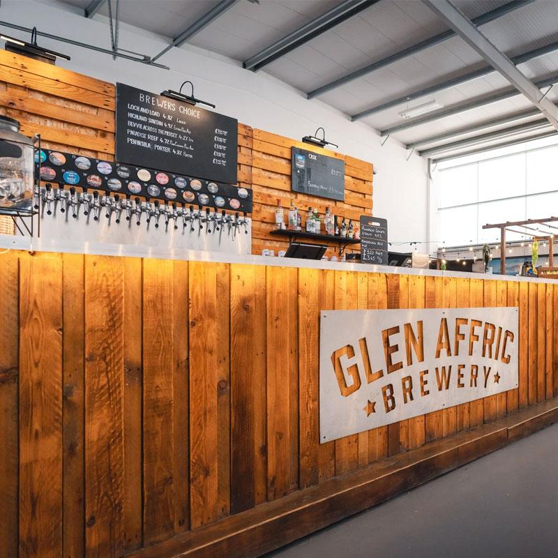 Glen Affric Brewery taproom