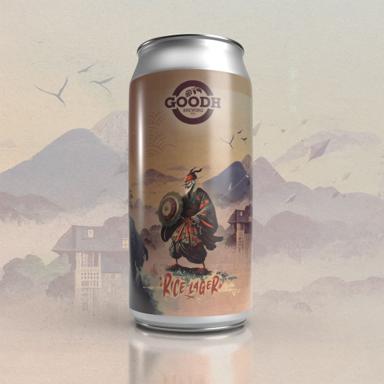 Rice Lager beer artwork