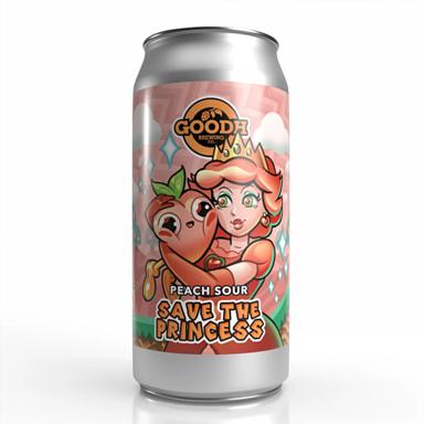 Save the Princess beer artwork
