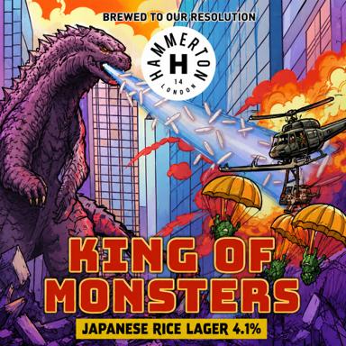 King of Monsters beer artwork