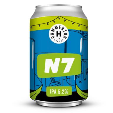 N7 IPA beer artwork