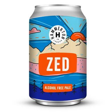 Zed Alcohol Free Pale Ale beer artwork