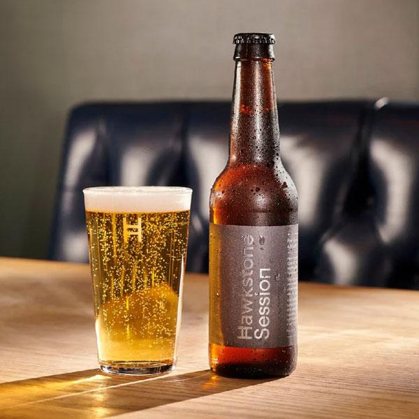Hawkstone Session Lager beer artwork
