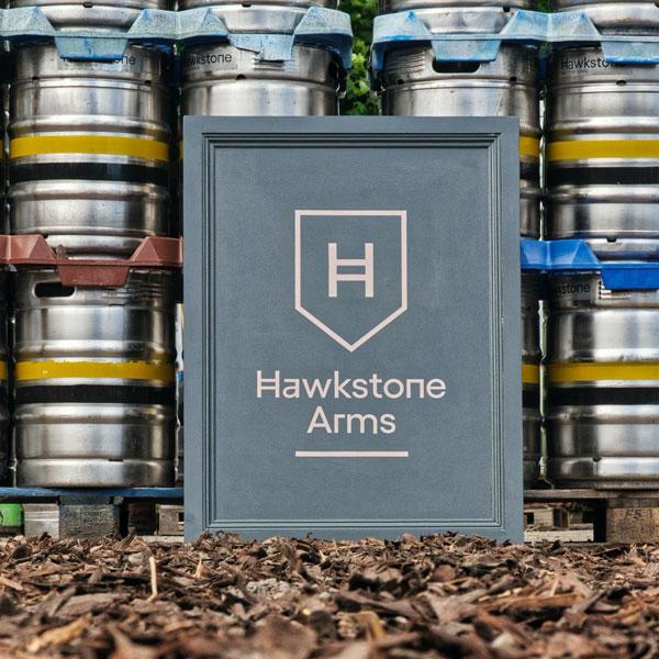 The Hawkstone Arms taproom