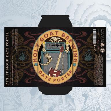 Deglet Nour Date Porter beer artwork