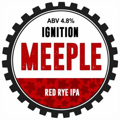 Meeple beer artwork