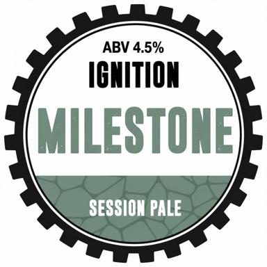 Milestone beer artwork